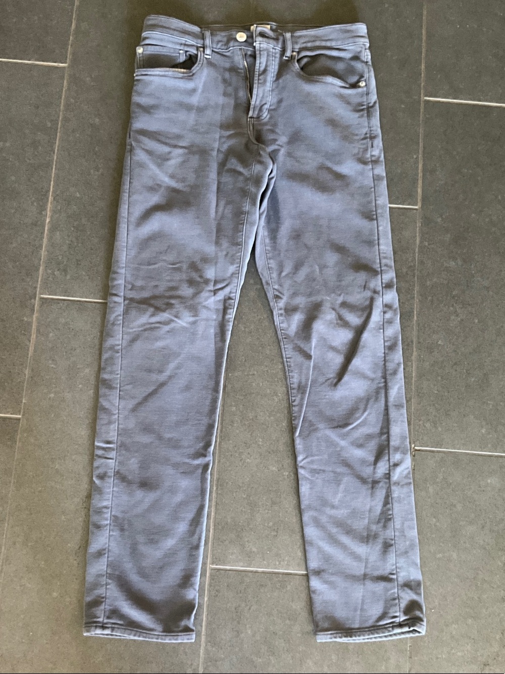 Faherty Men's Stretch Terry Pants - Navy Blue